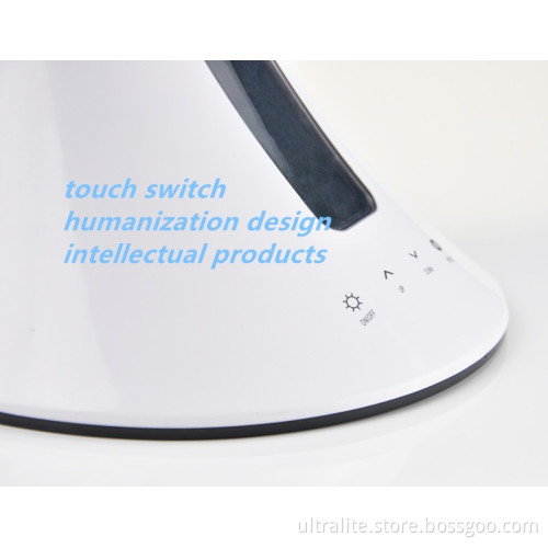 Touch control swan led lamp with calendar and 2 USB ports